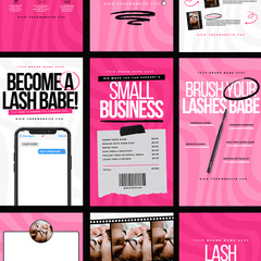 Lash Technician Canva Templates